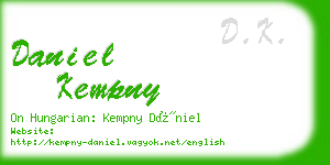 daniel kempny business card